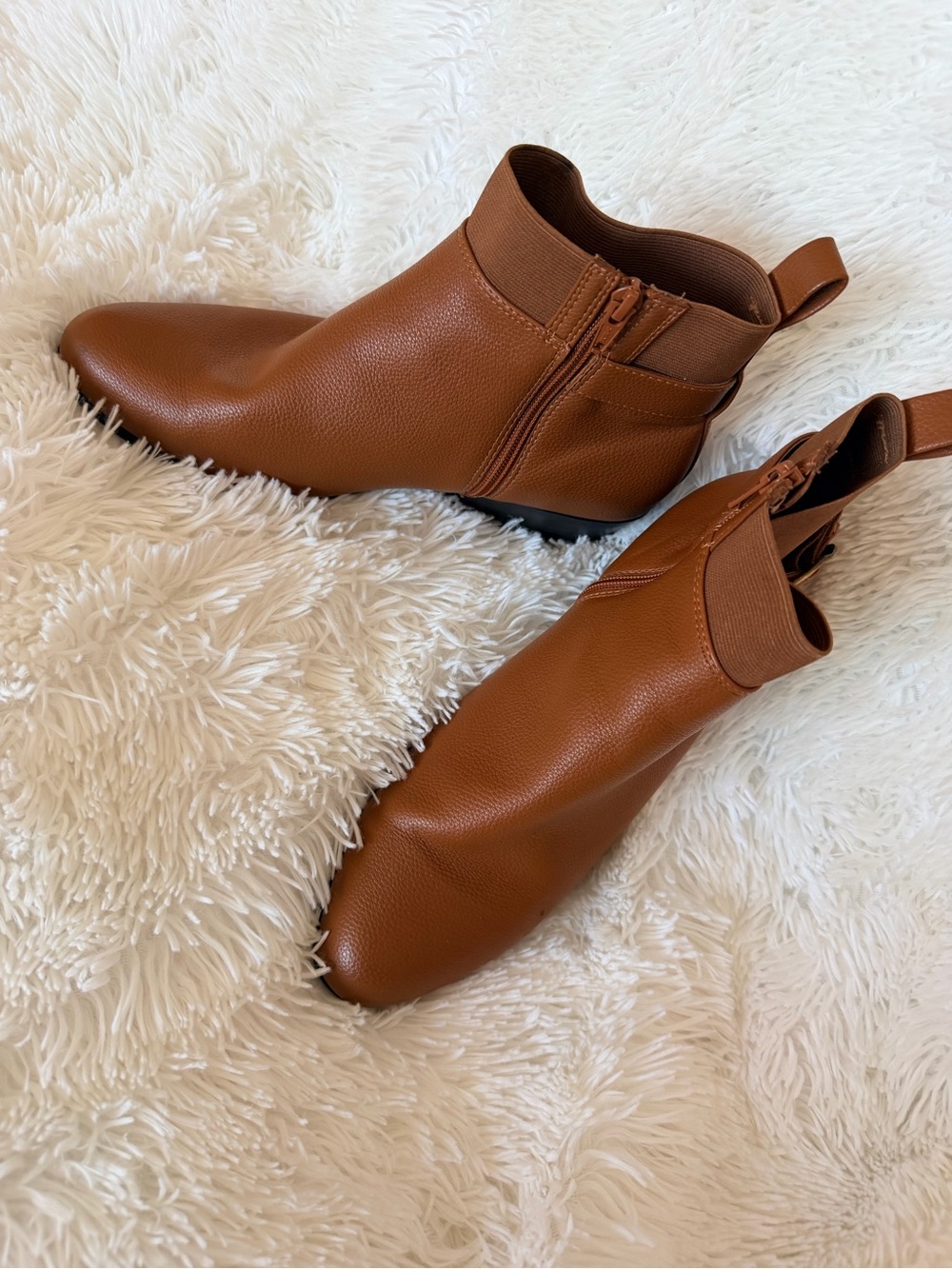 AEROSOLES Brown Leather Ankle Booties - Picture 9 of 10